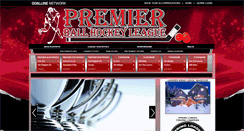 Desktop Screenshot of premierballhockey.net